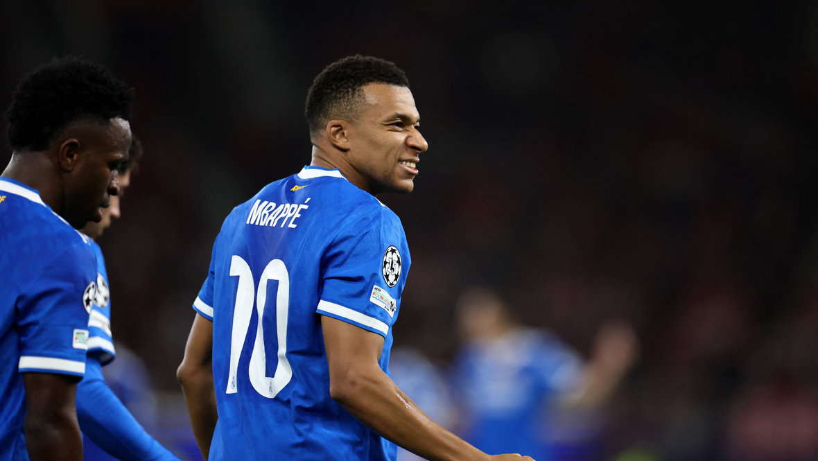 Мбаппе впервые оформил покер за мадридский «Реал»