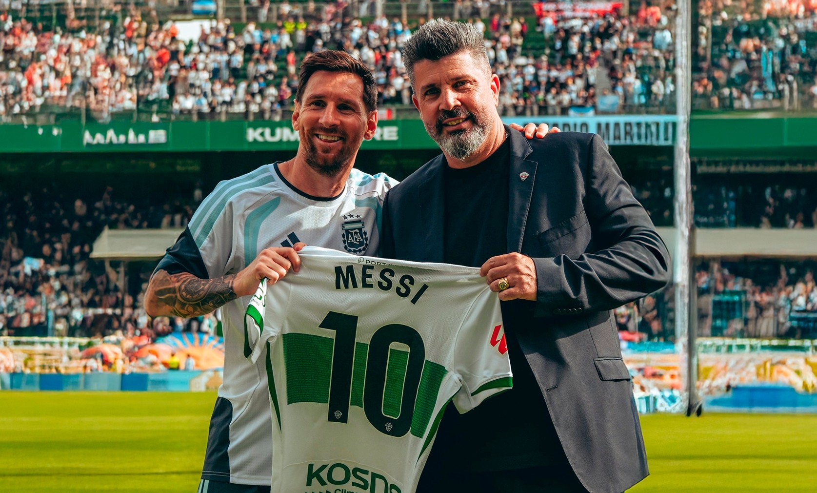 Посмотреть на тренировку Месси в Испании пришло более 20 тысяч человек