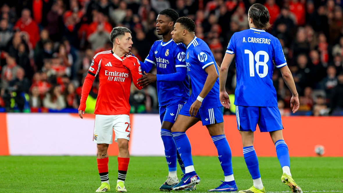 Вингера «Бенфики» отстранили от матча с мадридским «Реалом» из-за расизма