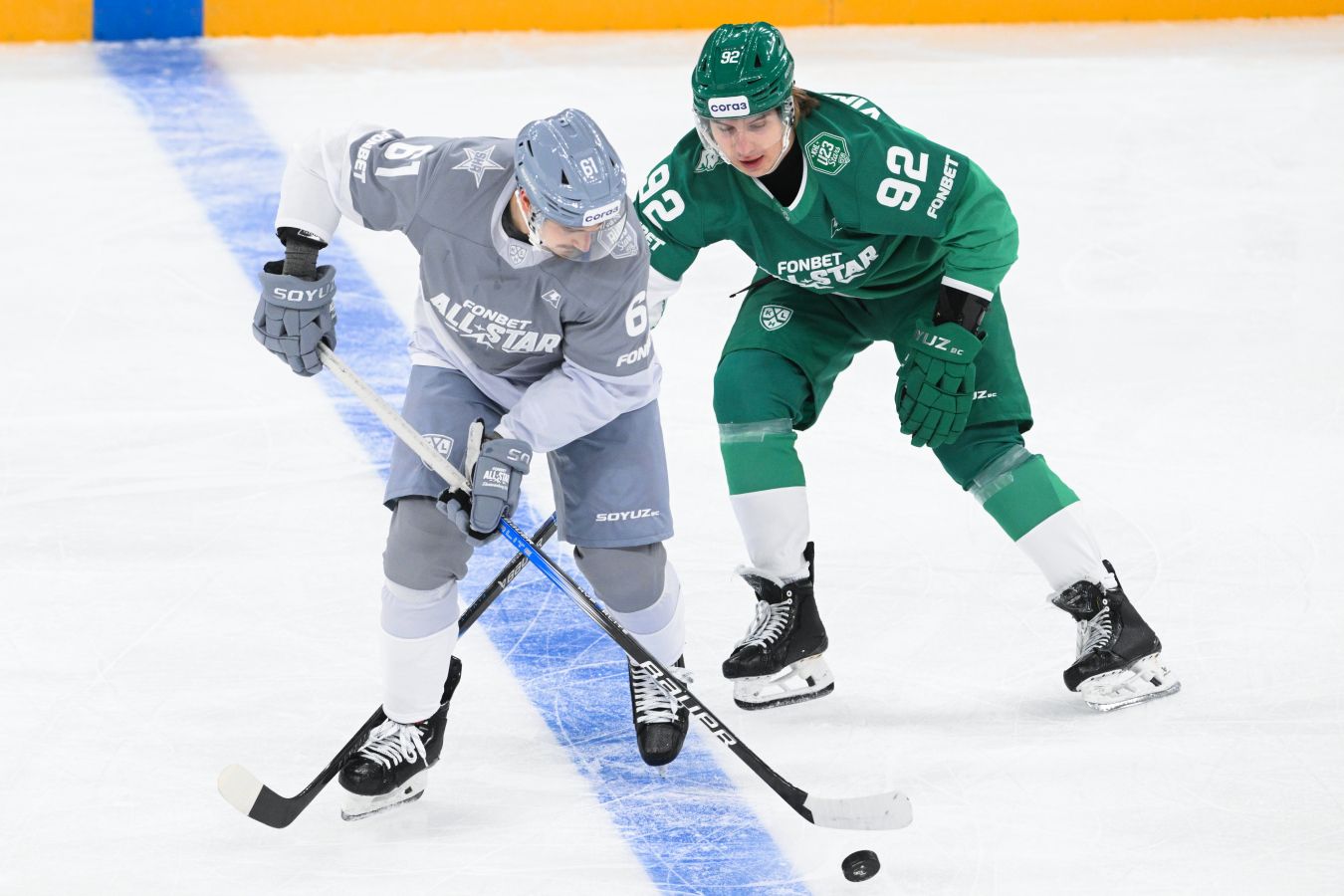 Команда RUS Stars выиграла в Матче Звезд КХЛ