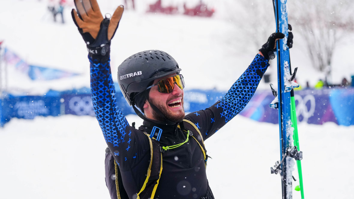 Российский ски-альпинист Никита Филиппов завоевал бронзу на этапе Кубка мира в Италии