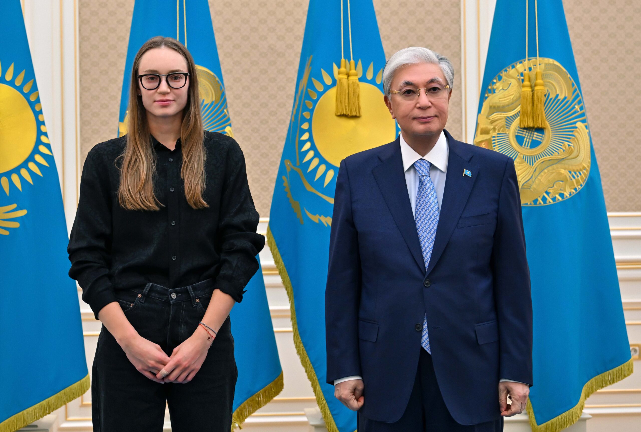 Первая ракетка мира из Казахстана Елена Рыбакина получила в награду орден «Барыс»